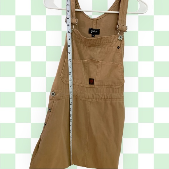 For Joseph Khaki Denim Overall Dress - Picture 2 of 4